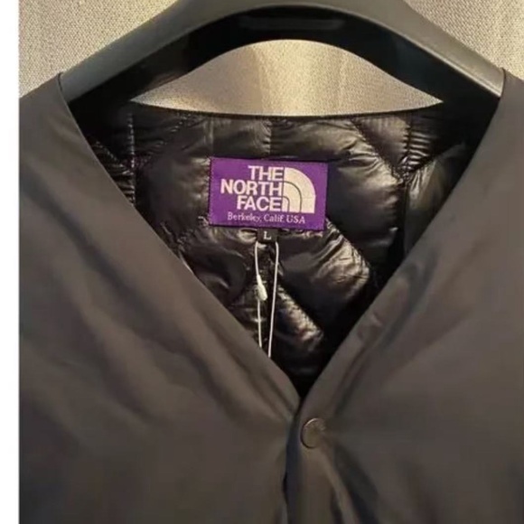 The North Face Purple Label Down Cardigan in black m large ND2059N - Picture 2 of 12